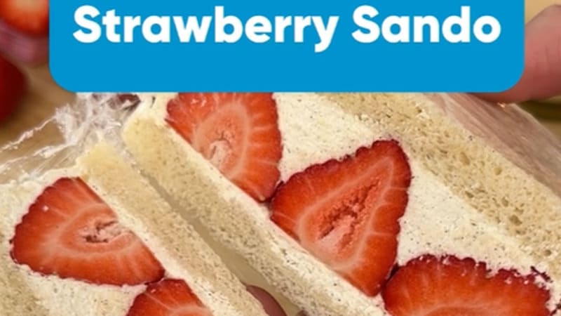 Opskrift på lækker sandwich med jordbær