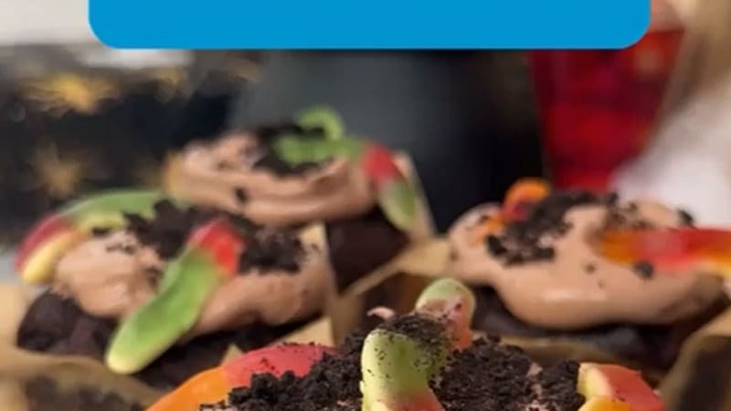 Lav (u)-lækre orme muffins med Bilka