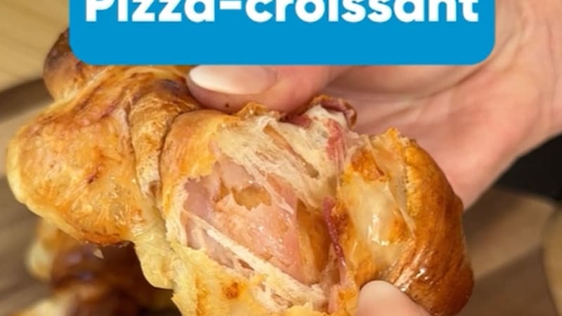 Opskrift på lækre pizza croissanter