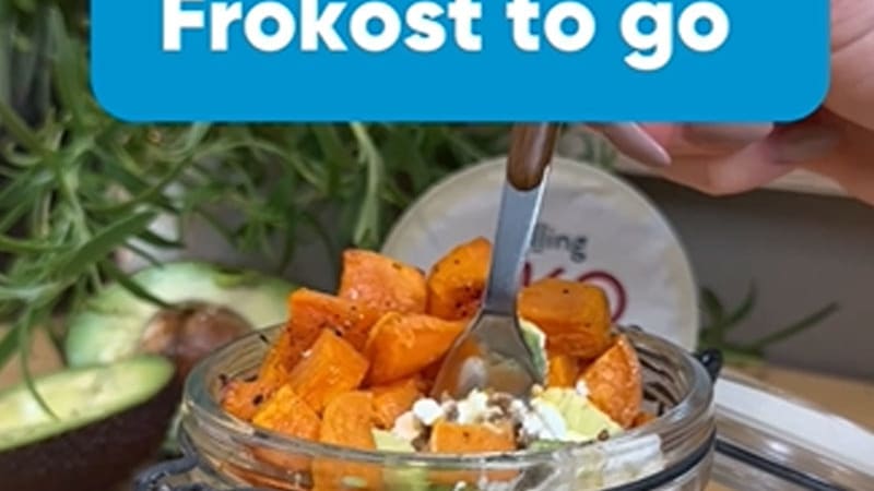 Få opskriften på en lækker salat med hytteost til madpakken