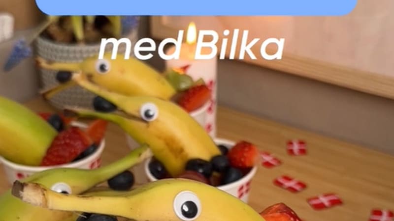Lav søde banan-delfiner med Bilka
