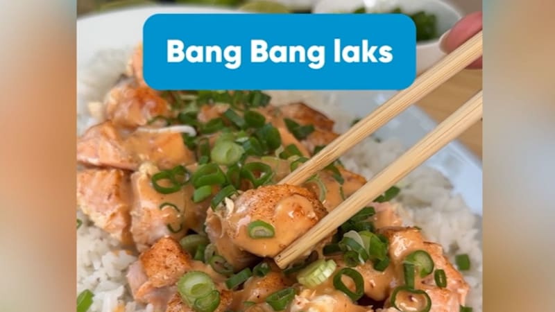 Opskrift på bang bang salmon bites
