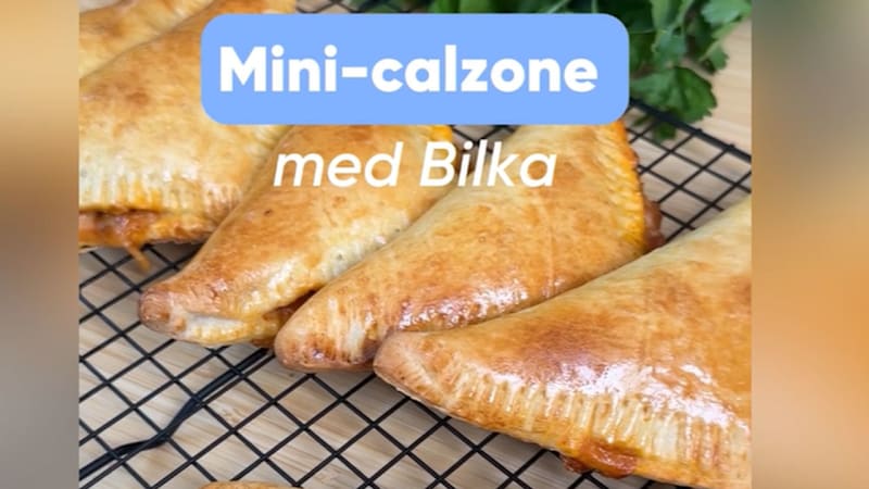 Lav smagfulde små calzone med Bilka