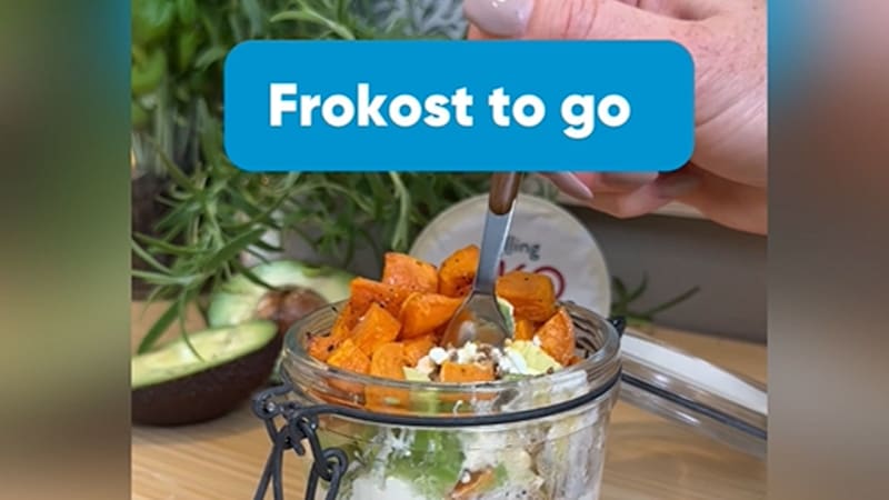 Få opskriften på en lækker salat med hytteost til madpakken