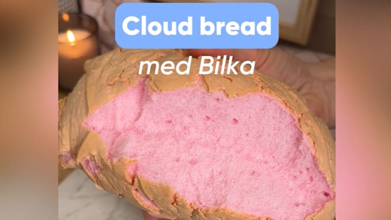 Find opskriften på cloud bread hos Bilka