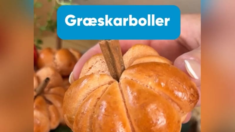 Bag lækre græskarboller til halloween med BilkaToGo