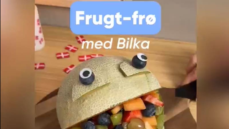 Lav en sød melonfrø med frugter hos BilkaToGo