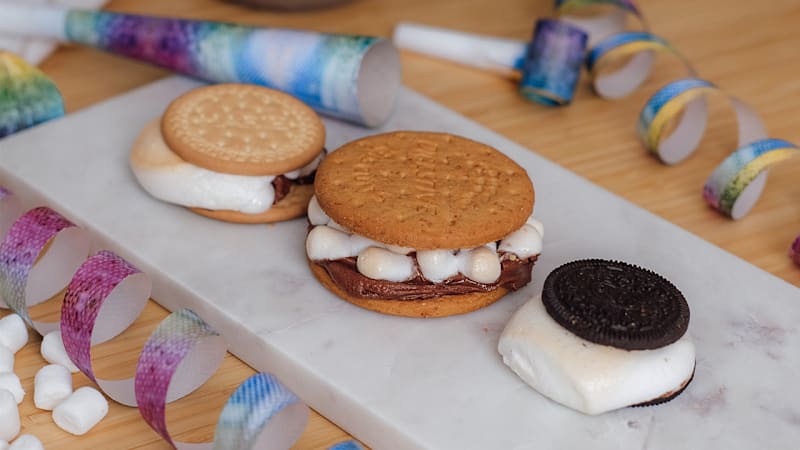 Smores på tre måder. Se opskriften hos Bilka