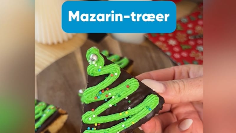 Lav lækre mazarin juletræer med Bilka