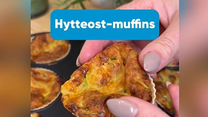 Lav lækre muffins med hytteost og squash med Bilka