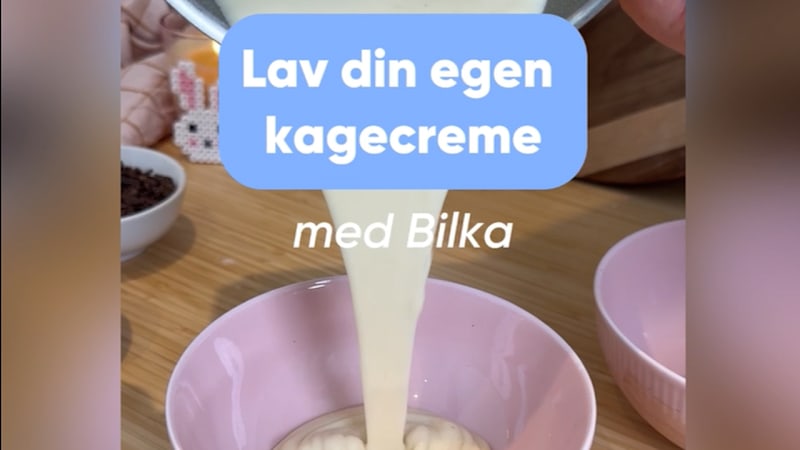 Lav en lækker kagecreme med nødder eller chokolade med Bilka.