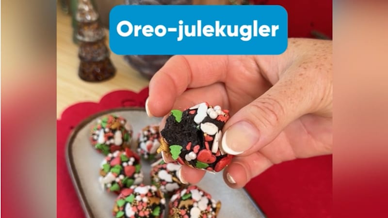 Lav hjemmelavede oreo julekugler med Bilka
