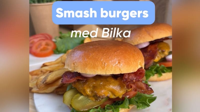 Lav lækre smash burgers med Bilka