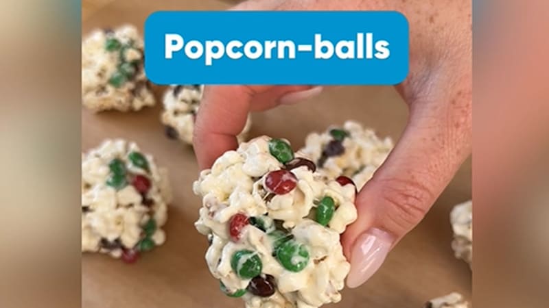 Lav lækre popcorn balls med Bilka